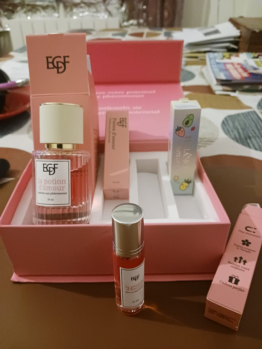 Customer photo review of Coffret aux phéromones