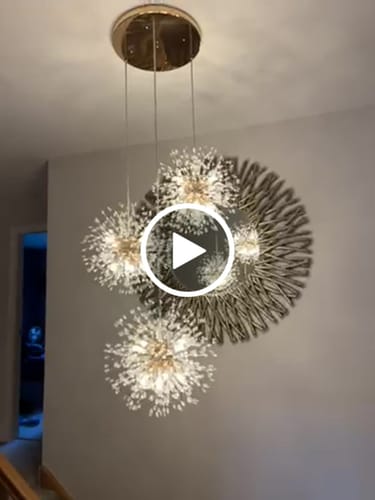 Customer video review of 24/40-Light Modern Large Sputnik Firework Chandelier