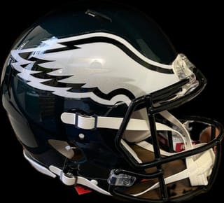 Customer photo review of Philadelphia Eagles Riddell Speed Authentic Helmet