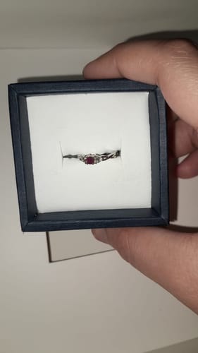 Customer photo review of BLOODSTONE BOND RING