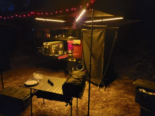 Customer photo review of OPENROAD  270 Free Standing Awning for Camping