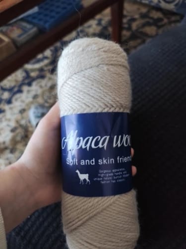 Customer photo review of 5 PC / Alpaca Blended Wool Yarn