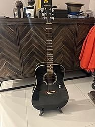 Customer photo review of BunnyNest Folding Guitar Stand – Lightweight, Portable, & Universal for Acoustic, Electric, and Bass Guitars