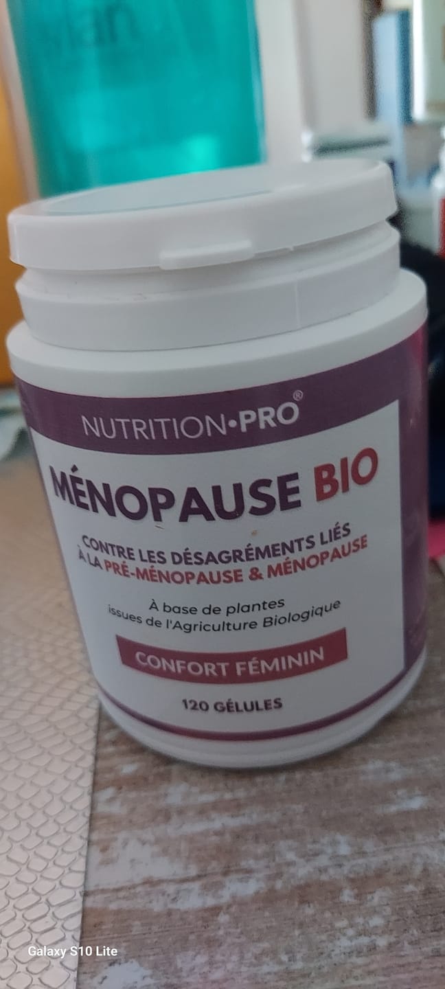 Customer photo review of MÉNOPAUSE BIO - 120 GÉLULES