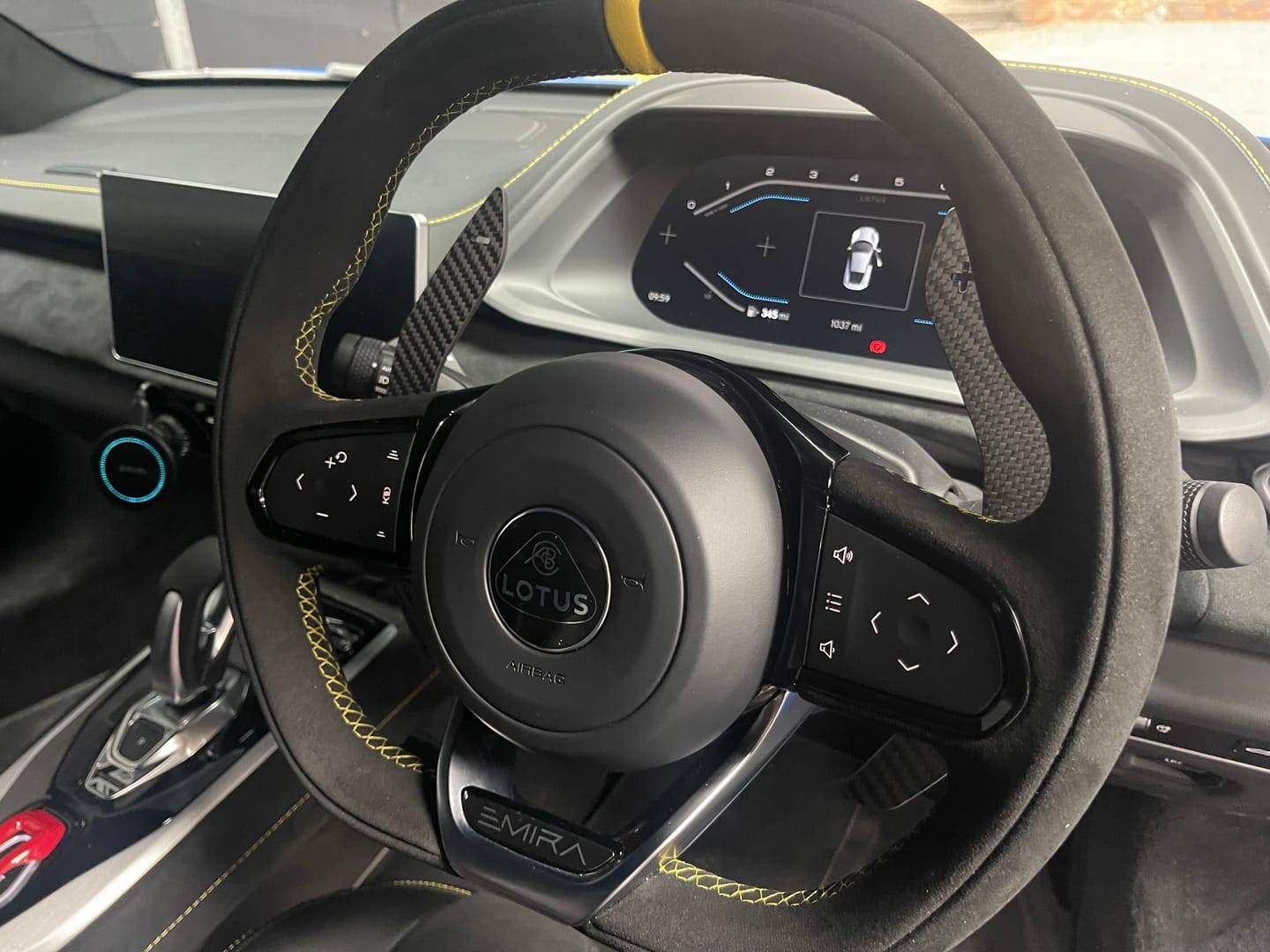 Customer photo review of Carbon Fiber Magnetic Paddle Shift for Emira i4 and V6 ISP