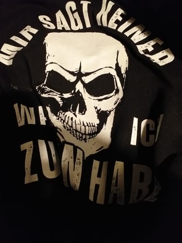 Customer photo review of Mir sagt keiner, was ich zu tun habe - T-Shirt