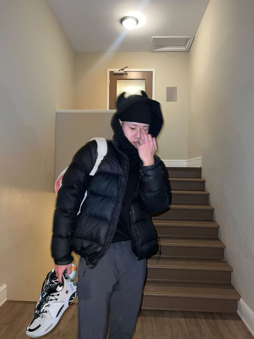 Customer photo review of DEVIL HOODIE - BLACK