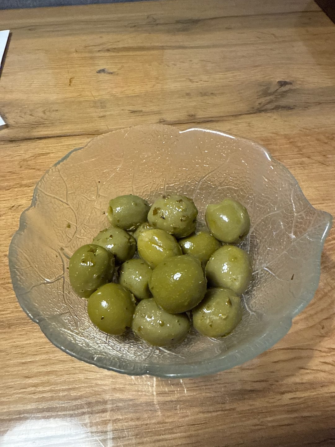 Customer photo review of OELiven Grün 500 g - Grüne Bio Oliven mit Kräutern
