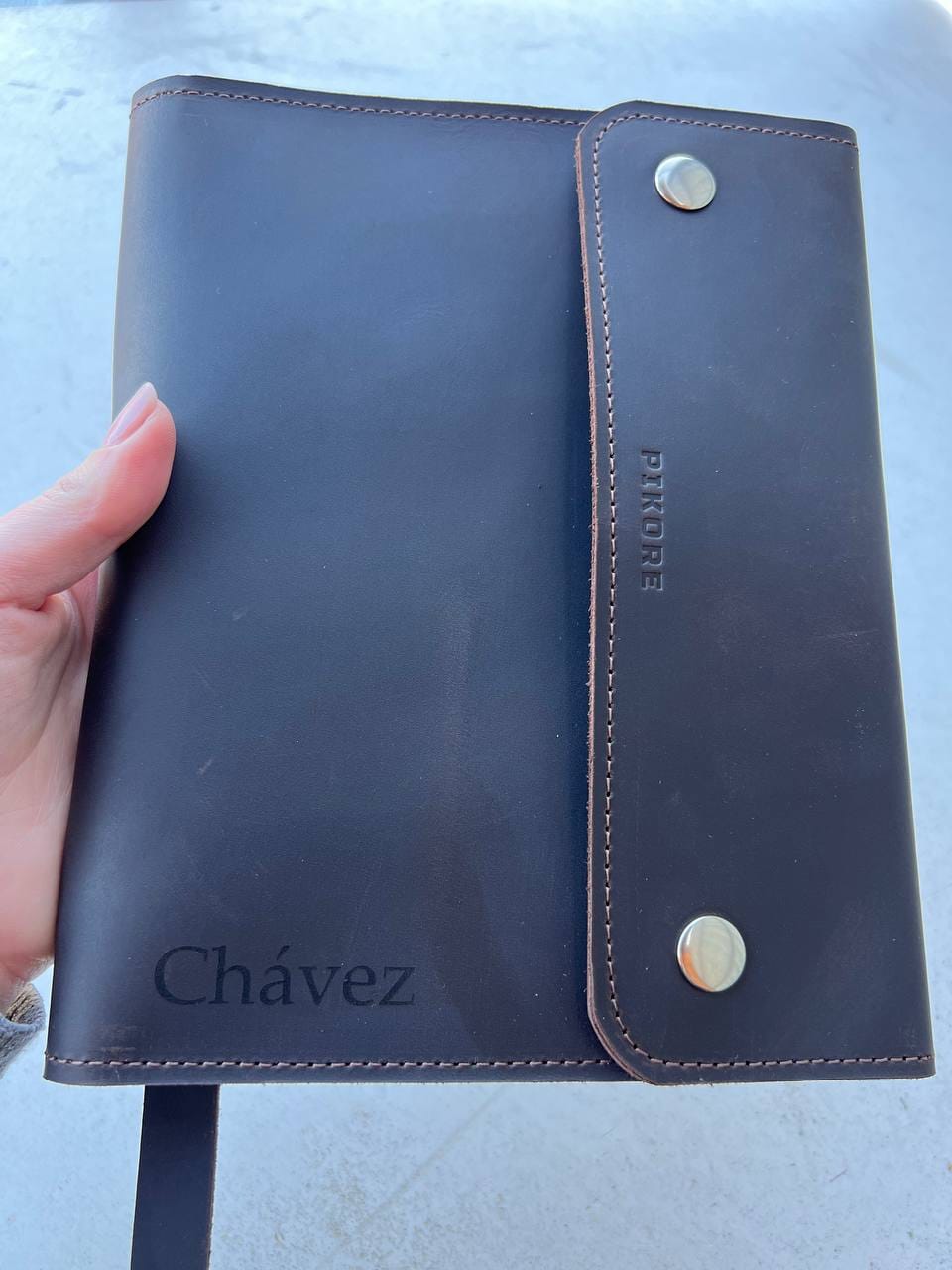 Customer photo review of Bible Rivets Cover