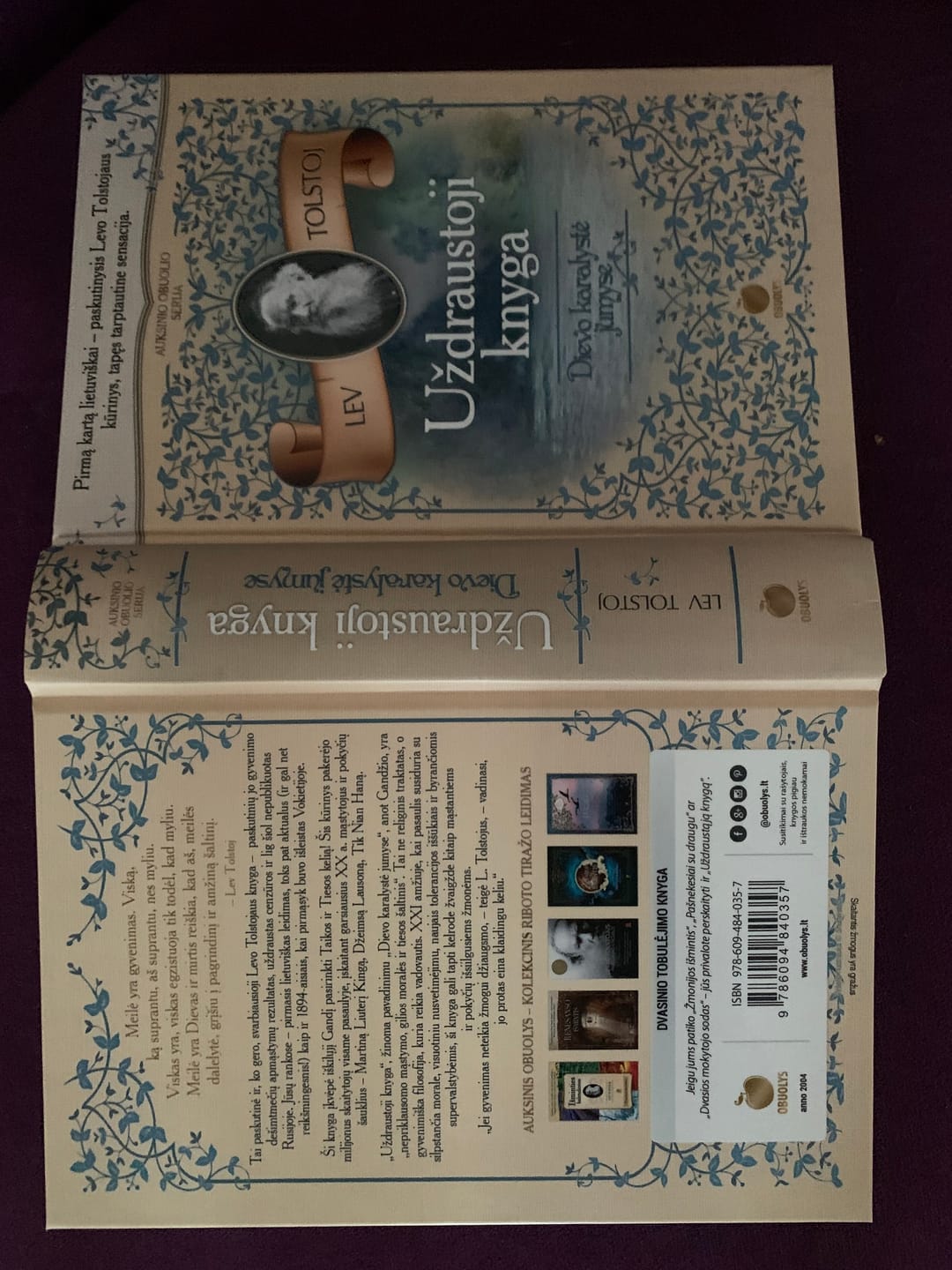 Customer photo review of Uždraustoji knyga: paskutinysis Levo Tolstojaus kūrinys