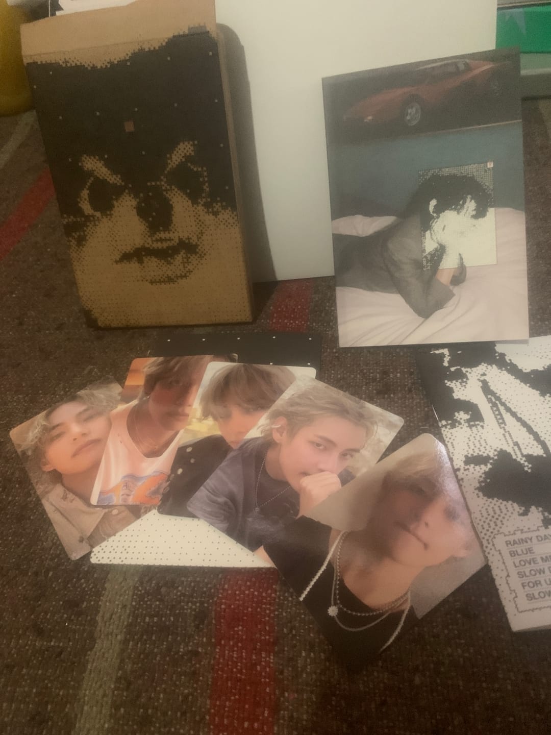 Customer photo review of BTS V - LAYOVER 1ST SOLO ALBUM WEVERSE VER.