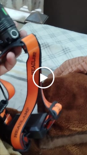 Customer video review of Rechargeable Headlight - Lot Imported