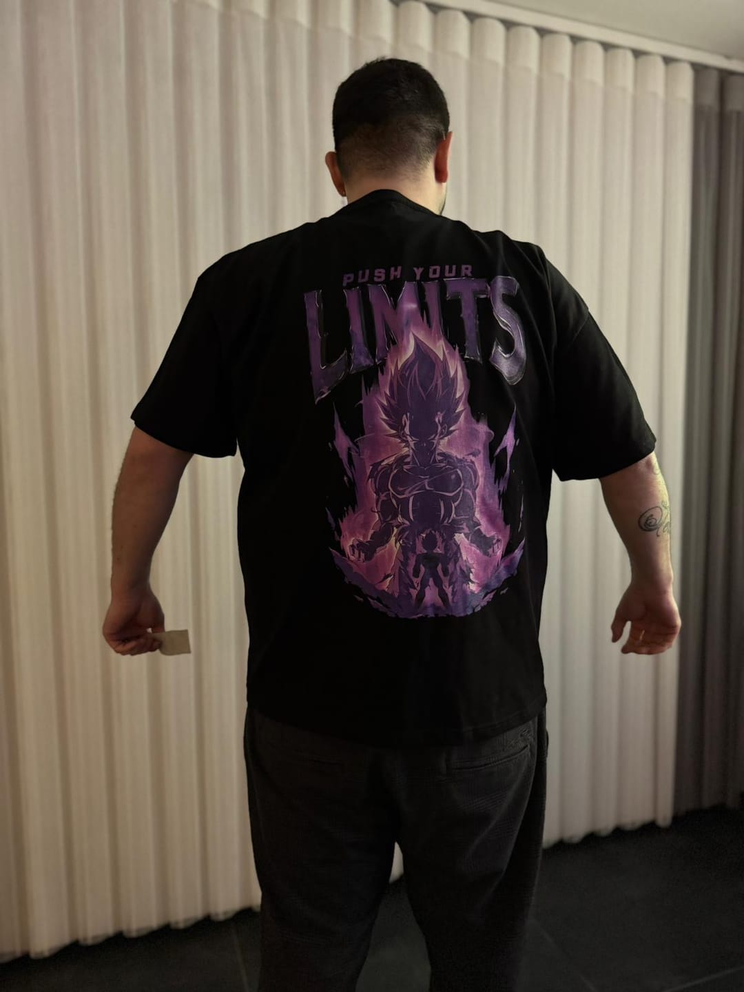 Customer photo review of VEGETA PY LIMITS Oversized Shirt - Unisex