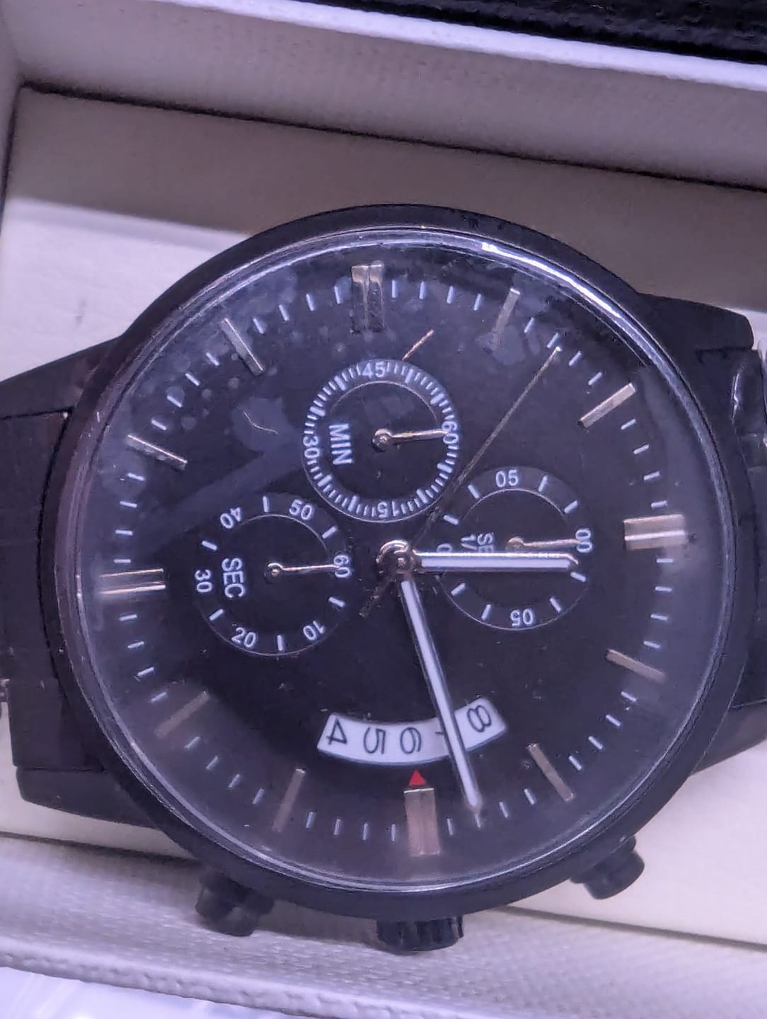 Customer photo review of To My Man - Engraved Premium Watch - SS166