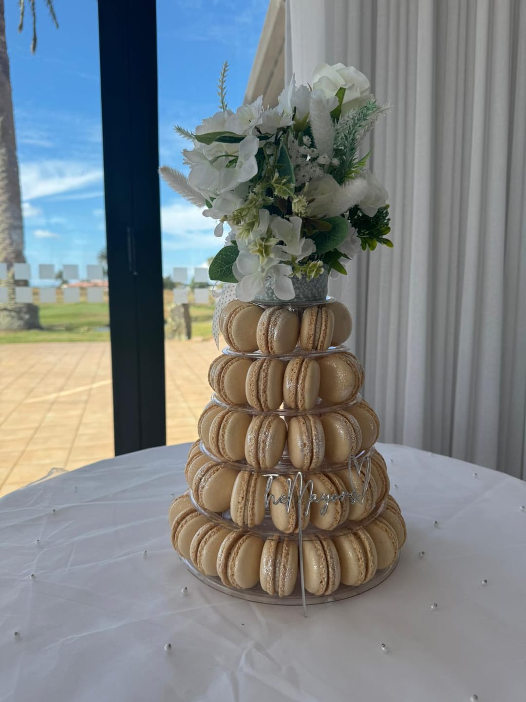 Customer photo review of Vanilla Bean Macarons (12 or 24)