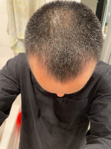 Customer photo review of Thickening Shampoo