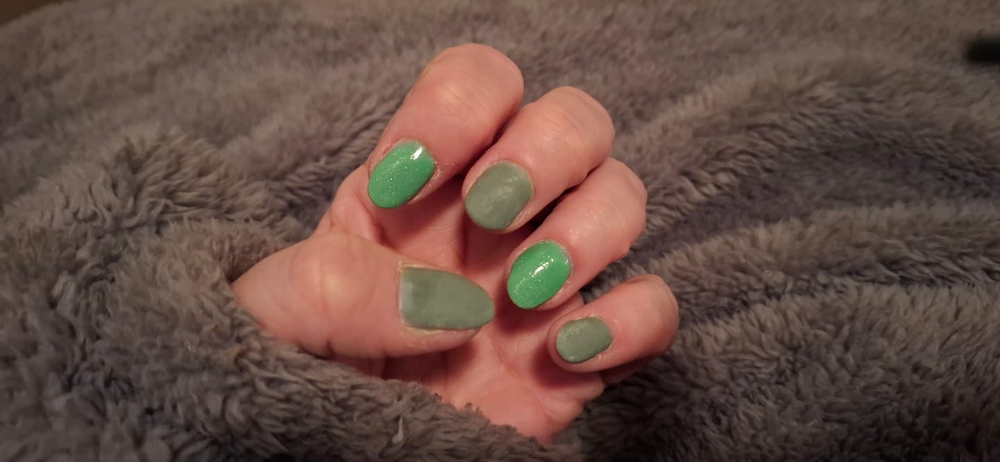 Customer photo review of Matte Top Coat