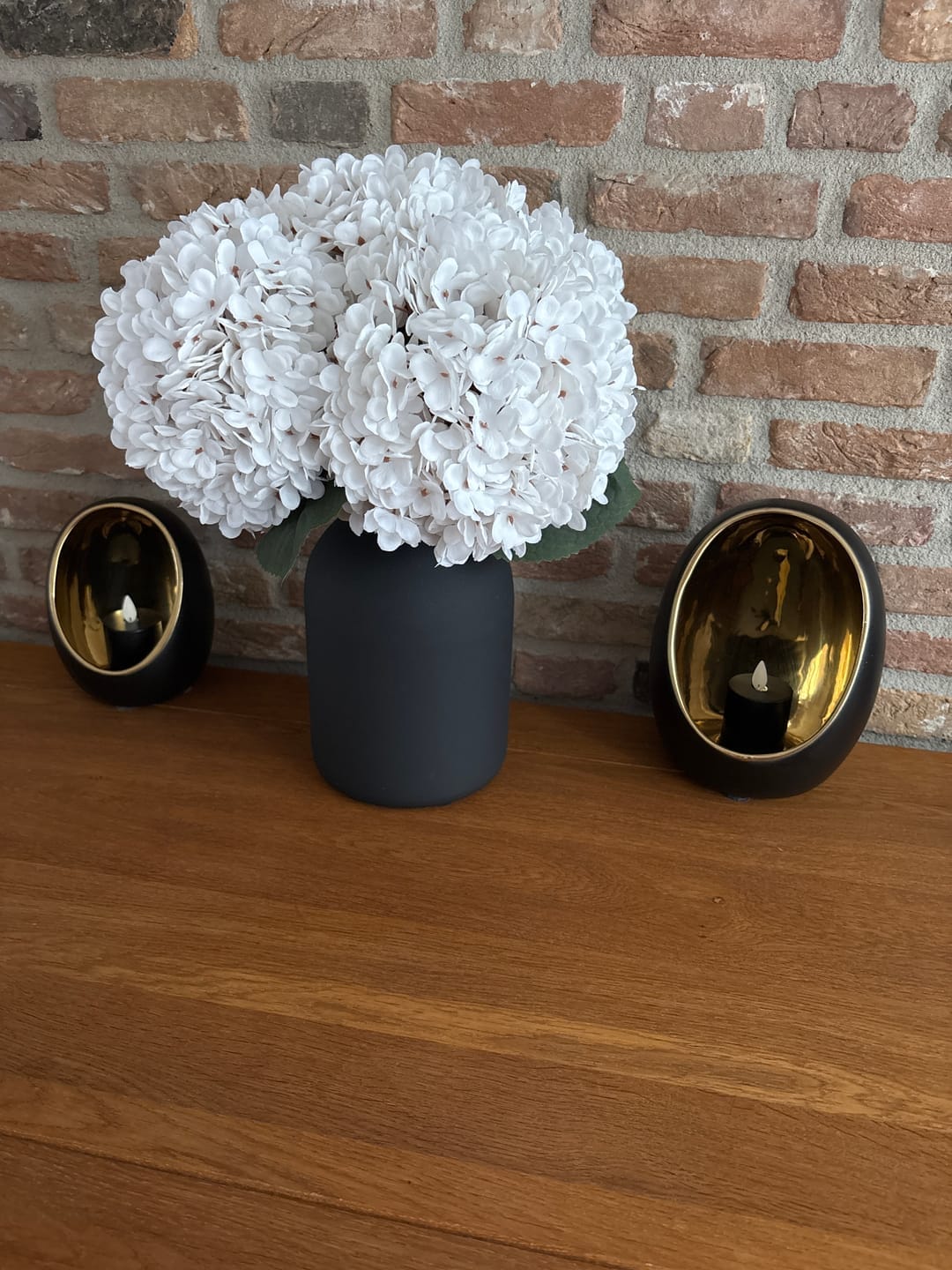 Customer photo review of Grote Zijden Hortensia - Wit