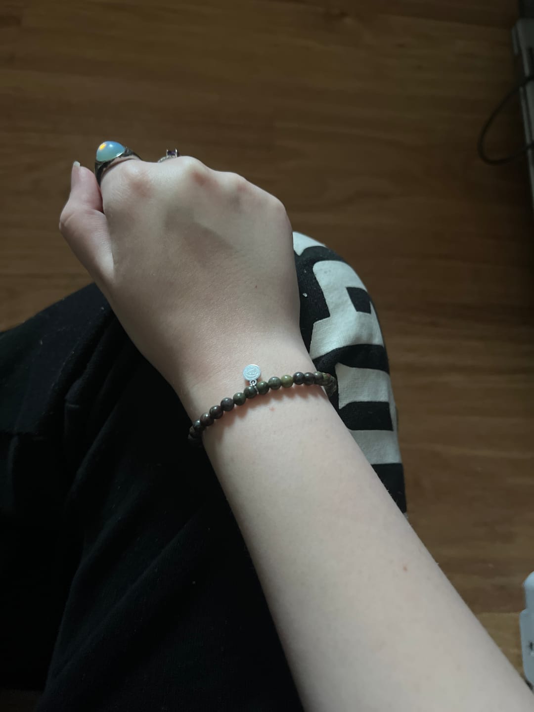Customer photo review of Bloodstone Bracelet Mini