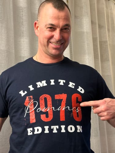 Customer photo review of Limited Edition - T-Shirt (Personalisiert)