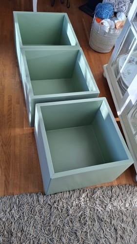 Customer photo review of Färg till Eket Ljusgrön
