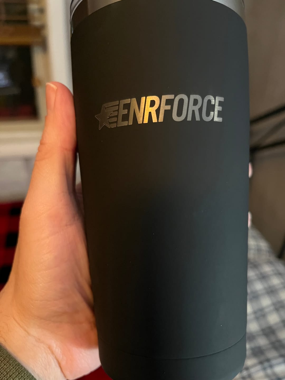 Customer photo review of 20 OZ Soft Matte Tumbler