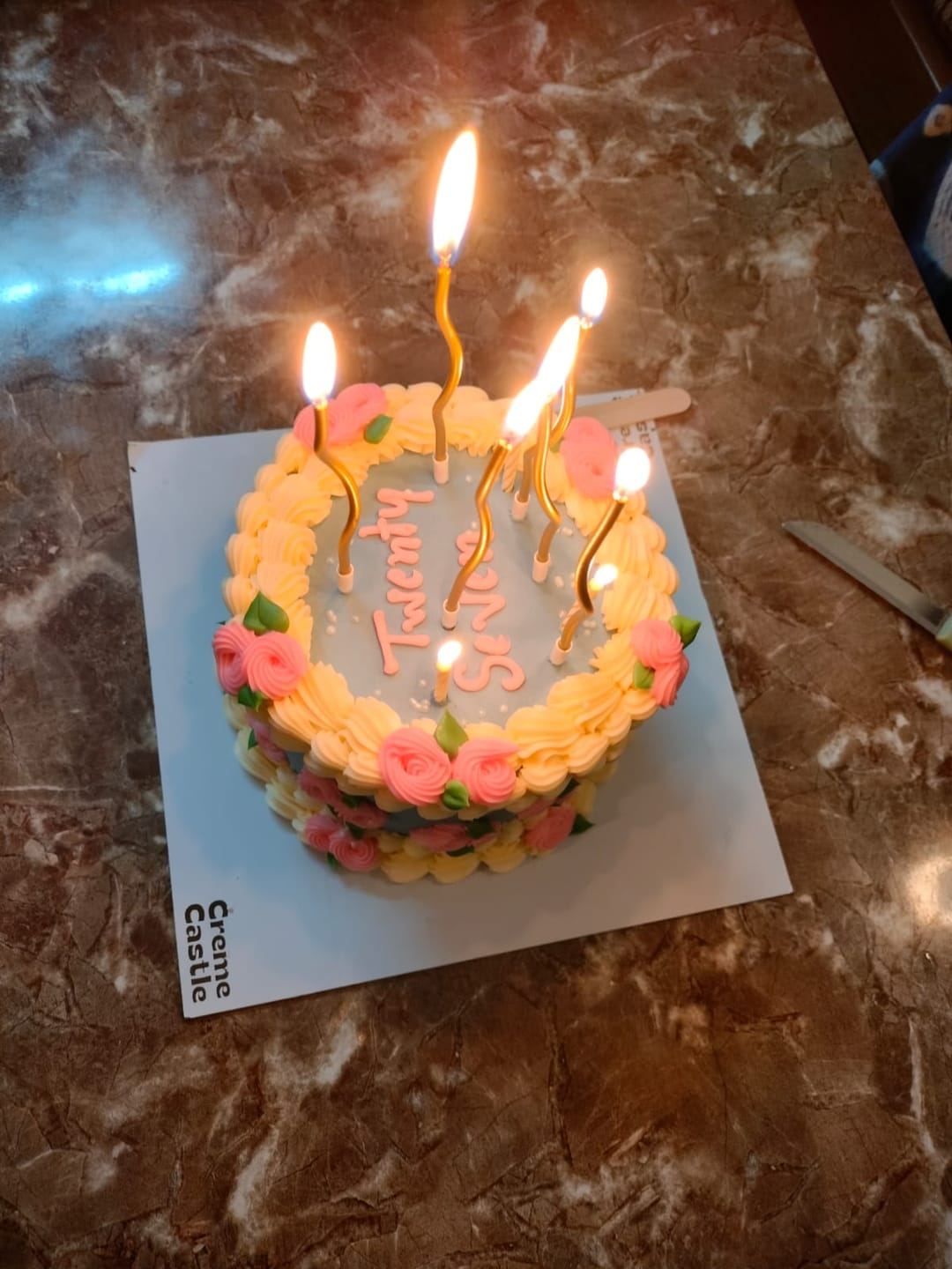 Customer photo review of Pisces Horoscope Theme Cake