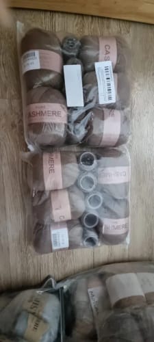 Customer photo review of 5 PC / Soft Mongolian Cashmere Yarn