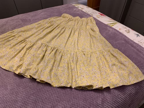 Customer photo review of 3 Metres, Luxury Printed Viscose, - 55" Wide - Yellow