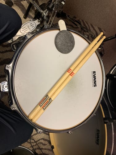 Customer photo review of WOODIES Signature 5B Long (short taper, round wooden tip)