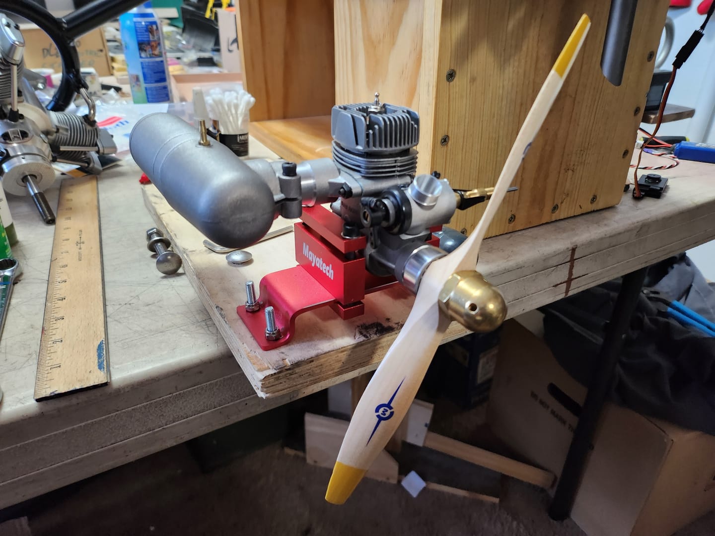 Customer photo review of Wood-Beech - 10x8 Propeller