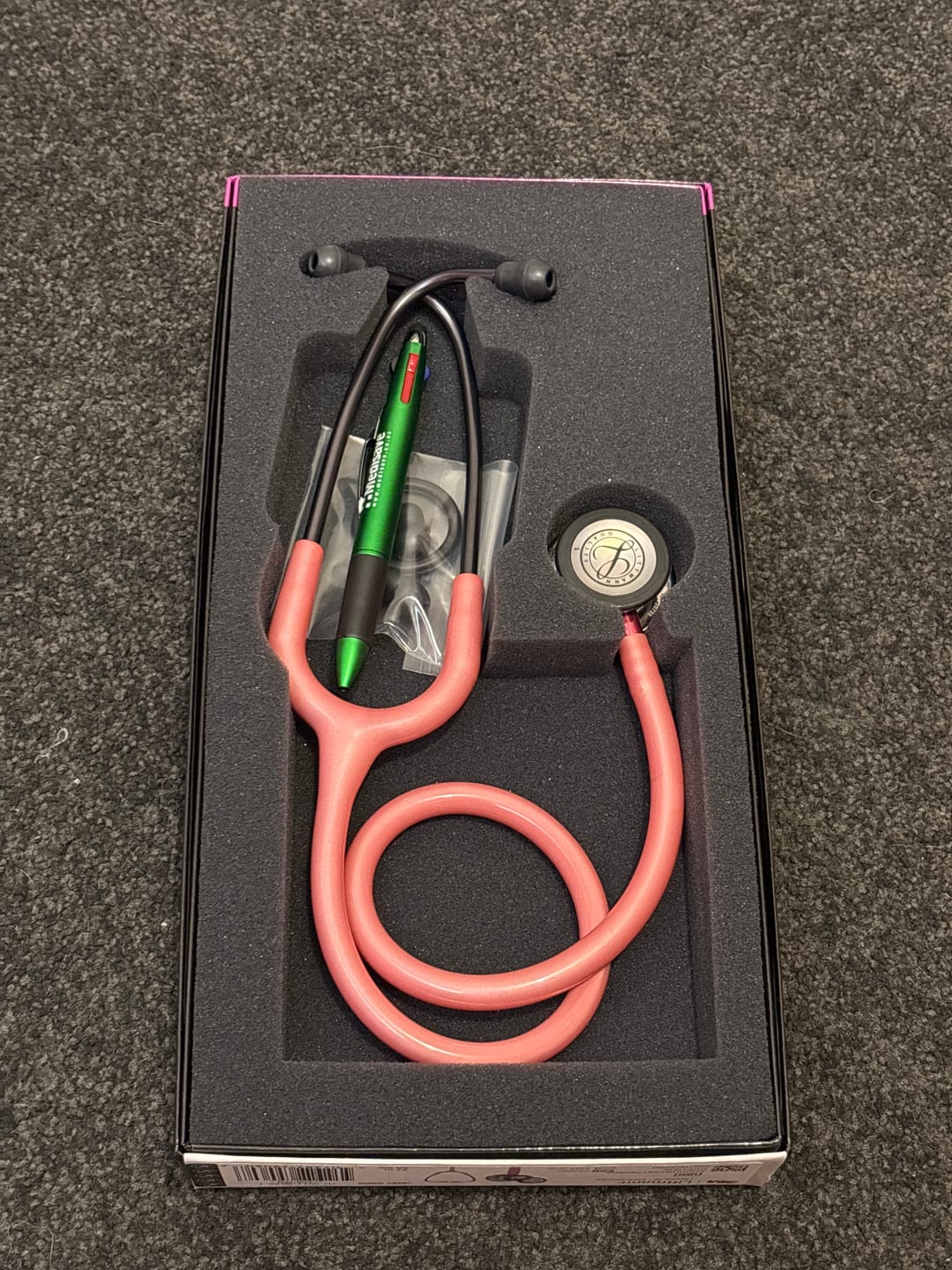 Customer photo review of Littmann Classic III Monitoring Stethoscope: Mirror & Pearl Pink - Pink Stem 5962