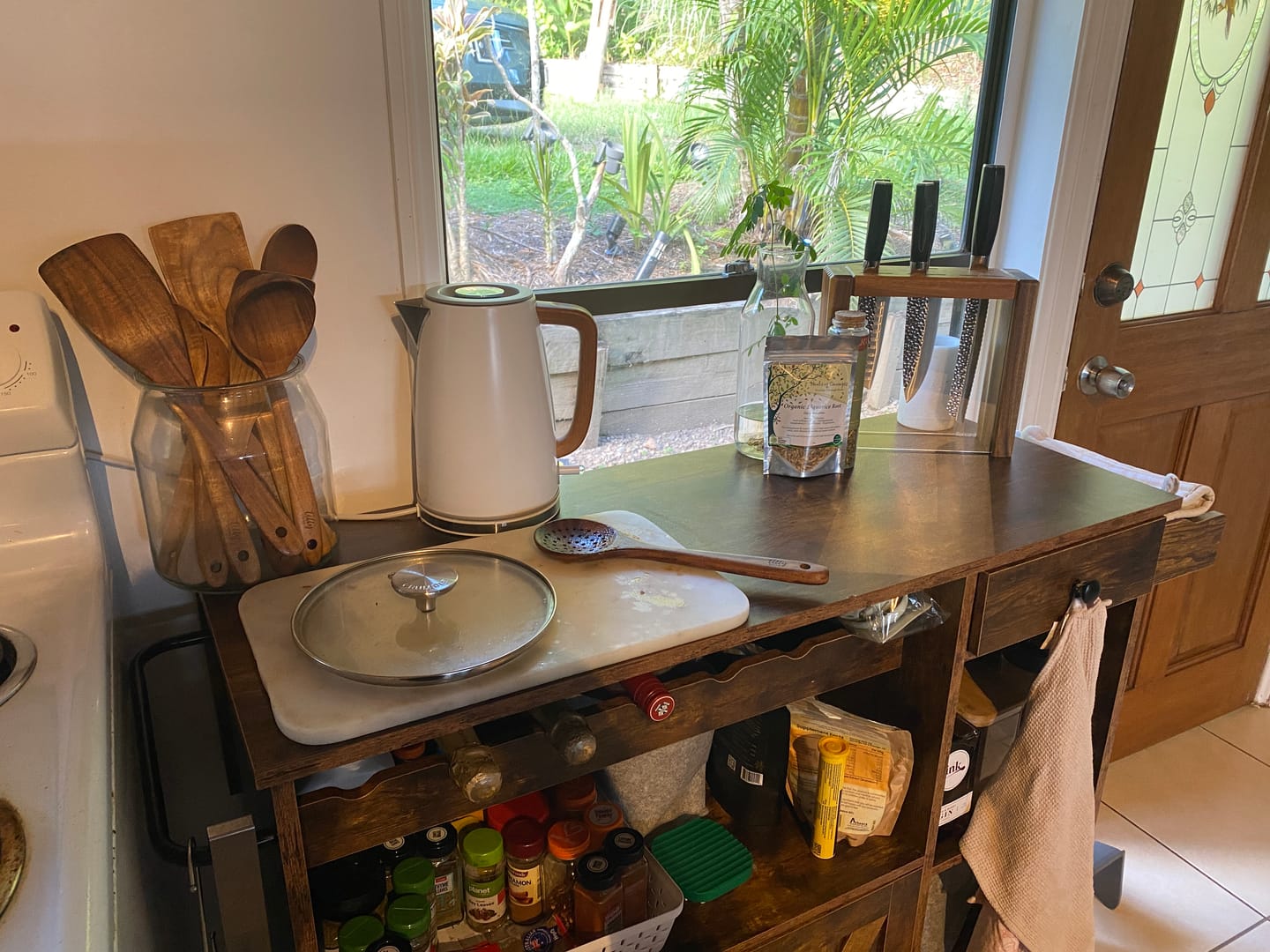 Customer photo review of 10 Piece Teak Wooden Utensil Set