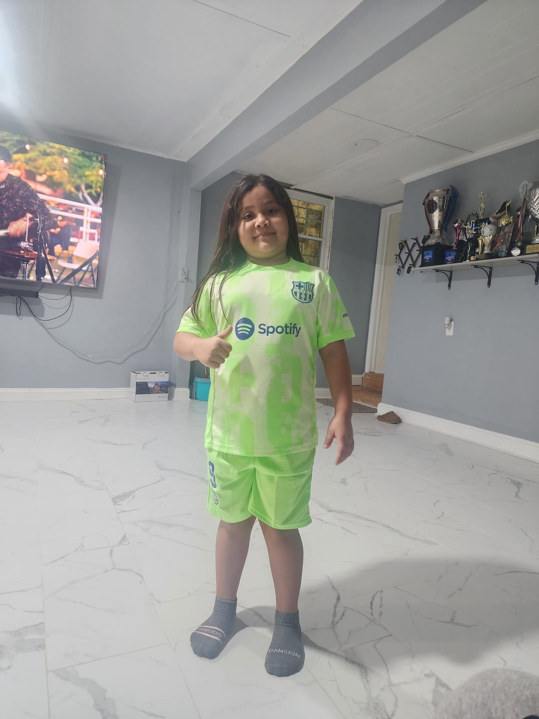 Customer photo review of Essentials Youth Soccer Jersey Set - Crimson Red