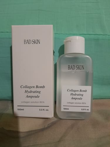 Customer photo review of Bad Skin™ Korean Collagen Bomb Hydrating Ampoule