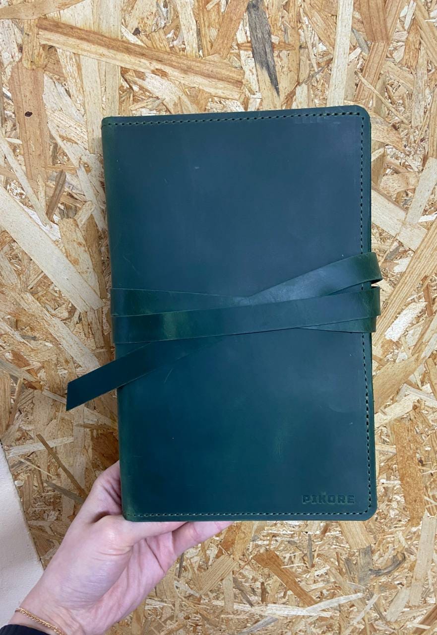 Customer photo review of Leather Custom Sketchbook