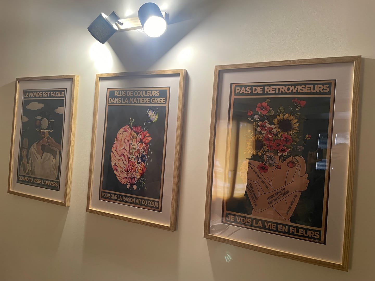 Customer photo review of Pas de rétroviseurs, je vois la vie en fleurs
