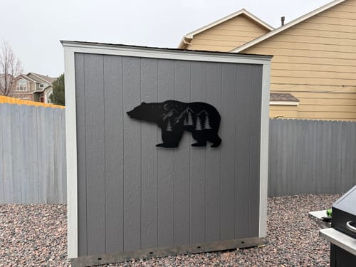 Customer photo review of Big Bear - Metal Wall Art