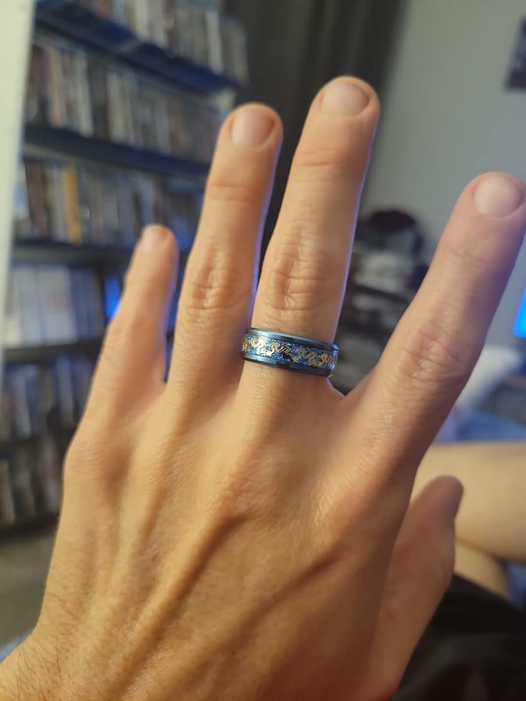 Customer photo review of Dragon Titanium Ring - Ultimate Luck, Prosperity, and Protection