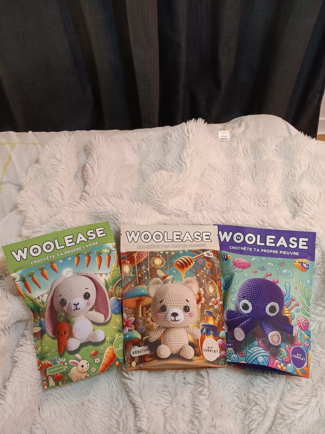 Customer photo review of Kit de crochet Eddy Coraline et Flora