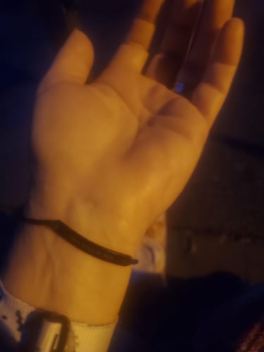 Customer photo review of I AM A CHILD OF GOD - Braided Bar Bracelet