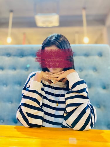 Customer photo review of IVY Stripes Crop Pullover