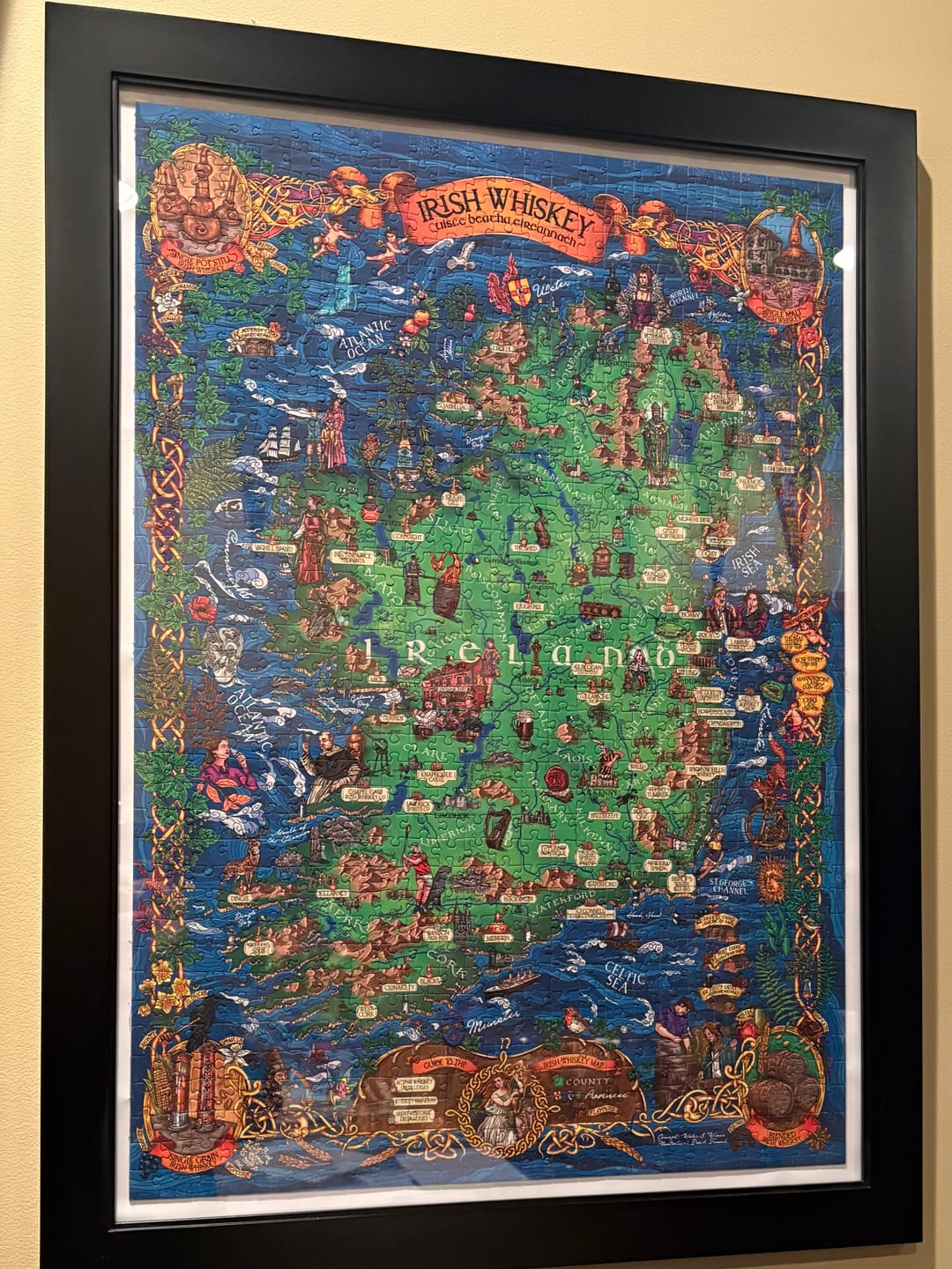 Customer photo review of Whiskey Puzzle - Ireland