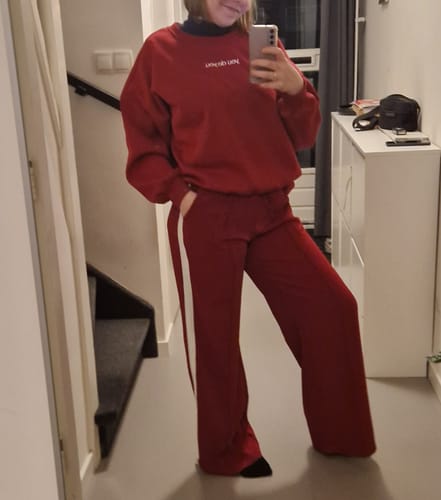 Customer photo review of Broek Lizzy Bordeaux