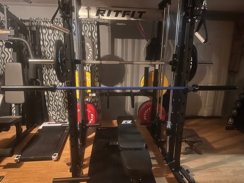 Customer photo review of RitFit Colorful Training Barbell Weight Lifting Bar