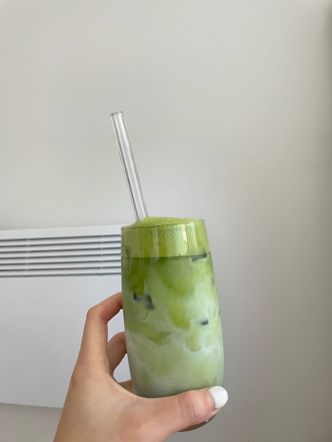 Customer photo review of Unsweetened Matcha Latte