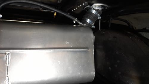 Customer photo review of 51mm (2") ID Ultra Flexible Fuel Filler Hose