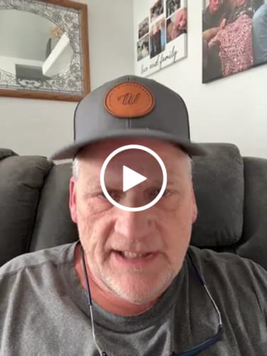Customer video review of Custom Leather Patch Hats Richardson 112 Laser Engraved
