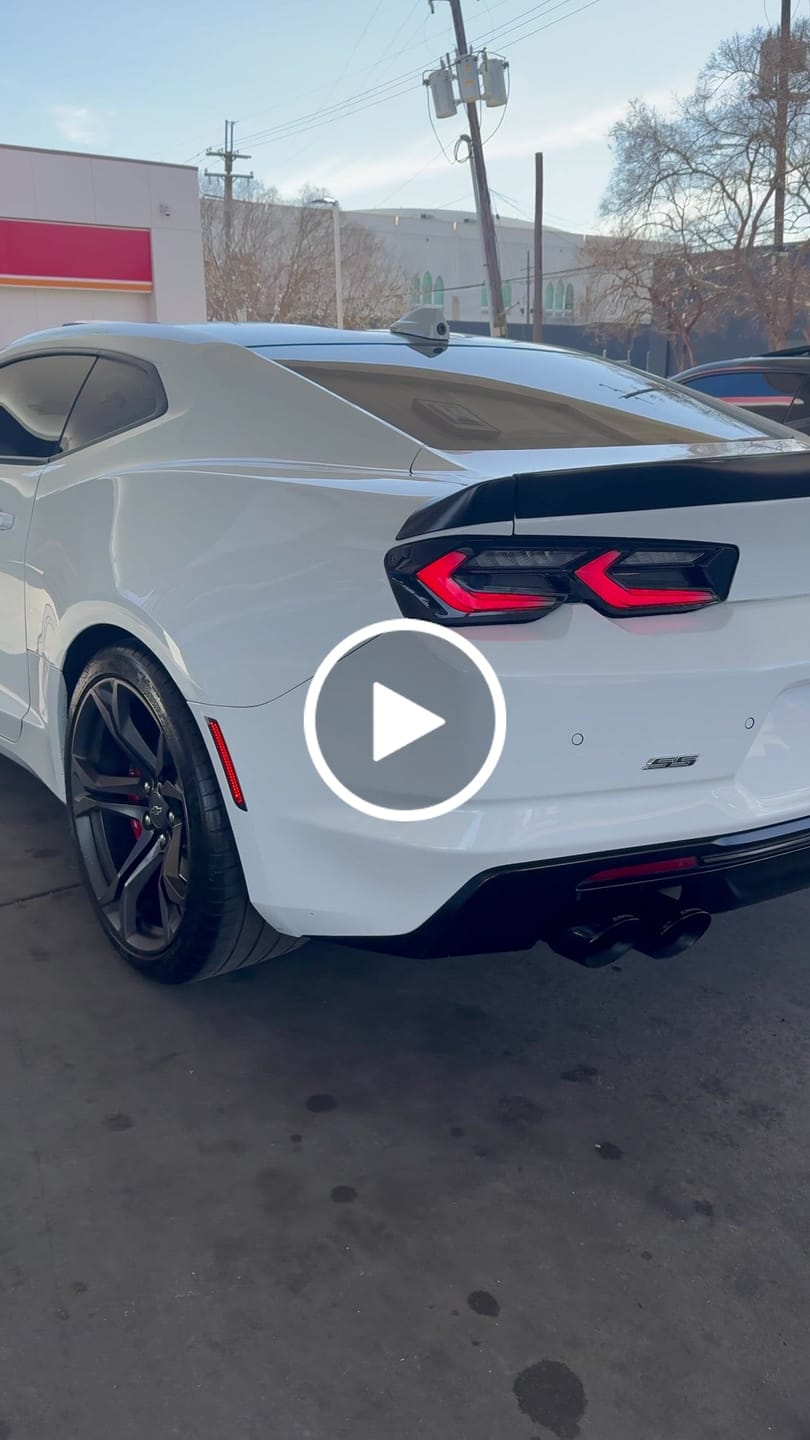Customer video review of 2019-2025 CHEVY CAMARO UMBRA LED TAILLIGHTS GLOSS BLACK/SMOKE LENS