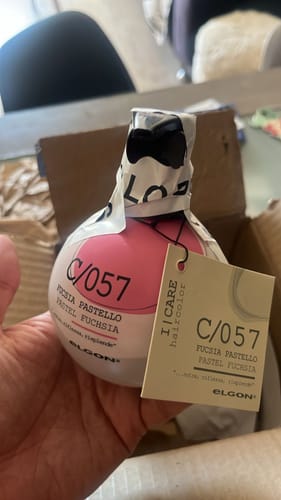 Customer photo review of Acondicionador Pigmento I Care Elgon